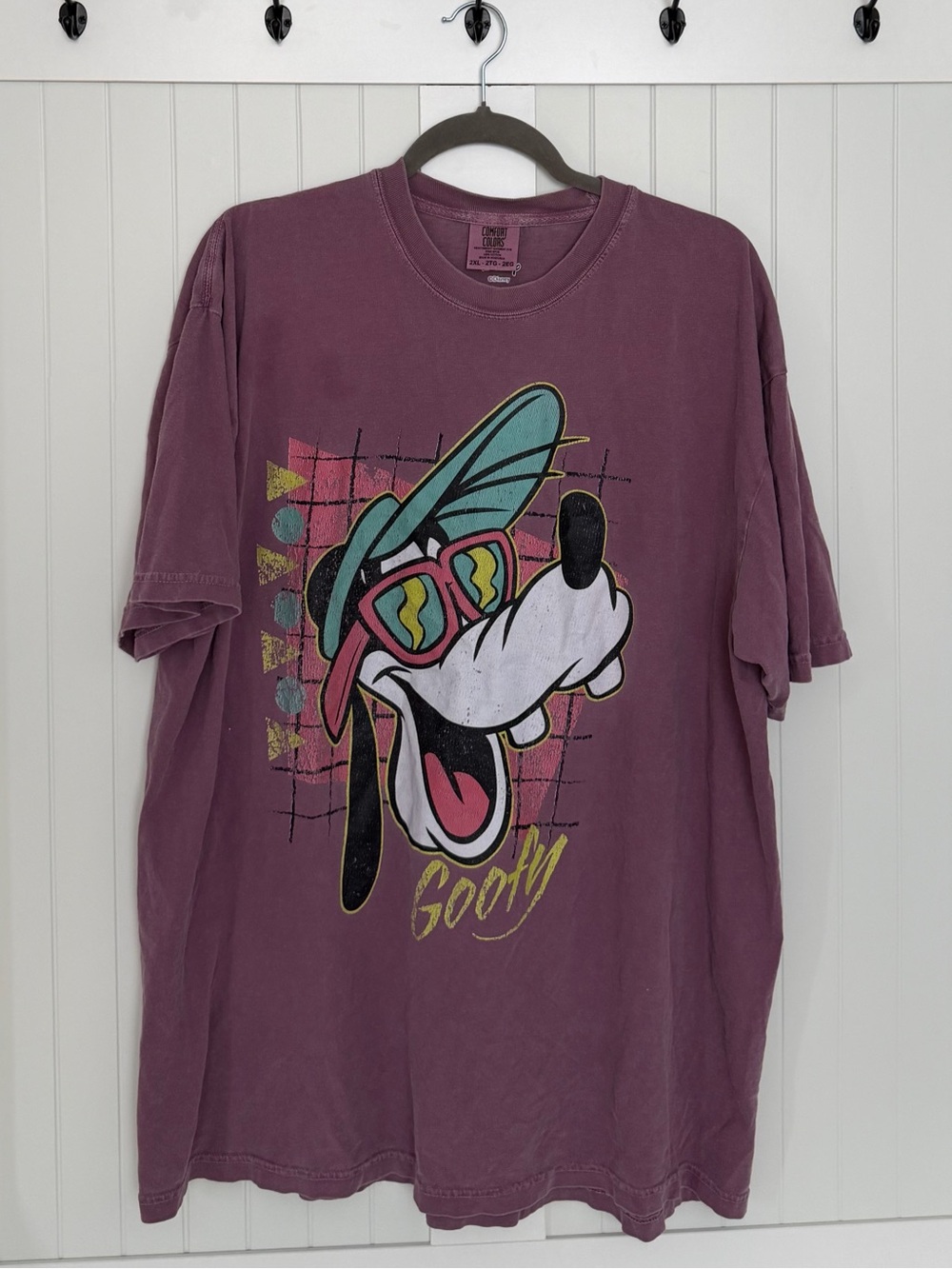 Comfort Colors Disney Purple Goofy Graphic Tee